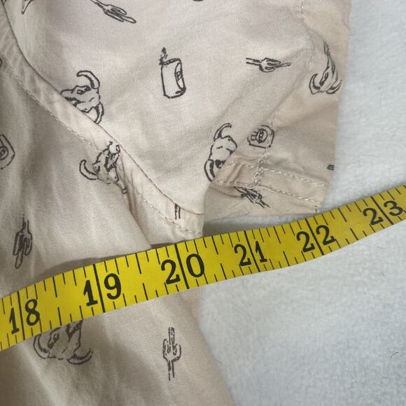 Obey Propaganda Casual Shirt Pattern Button Up Short Sleeve Men's Size Large - Picture 5 of 5